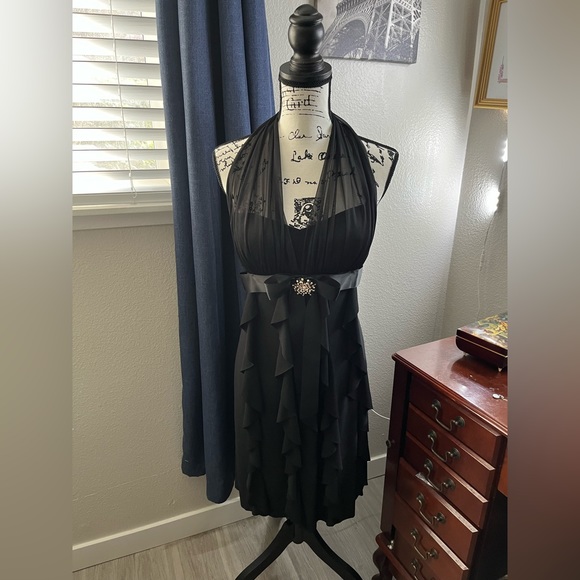Formal Cocktail Black Dress - Picture 1 of 7